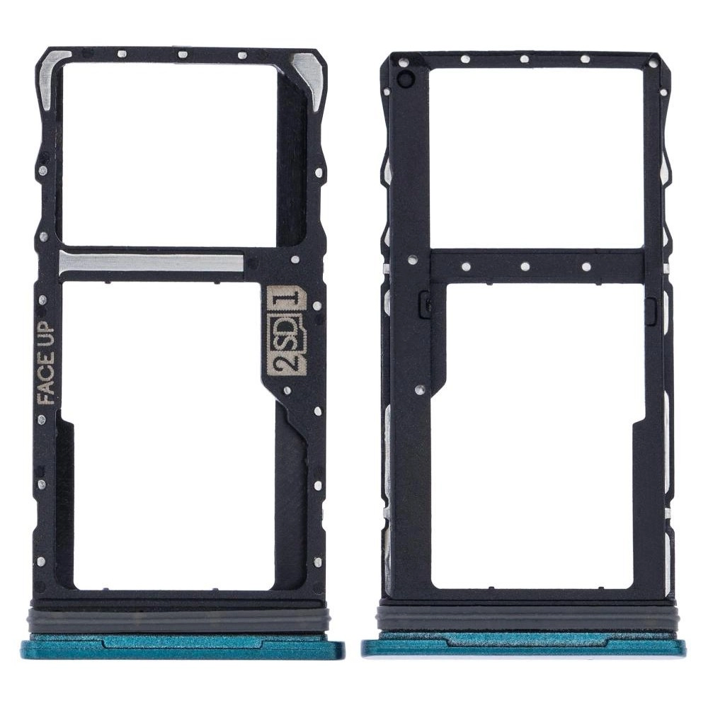 SIM Tray Card Holder Green A For Motorola Moto G50 by apixmi com SIM Tray Card Holder Green For Motorola Moto G50 - Image 1