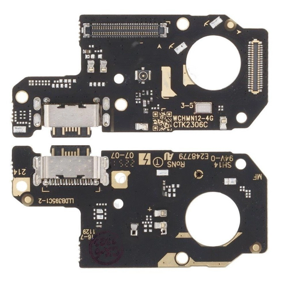 Charging Connector Flex PCB CC Board For Xiaomi Redmi Note 12 4G - Image 1