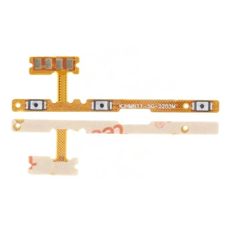 Power Volume On Off Button Flex Cable for Xiaomi Poco M4 Pro 5G - Image 1